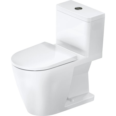 DURAVIT D-Neo One-Piece Toilet White High Gloss 15 1/2 X28 X28 3/4  - 20070100U2